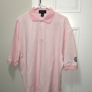 Pink Pinewood Country Club Pinehurst golf shirt